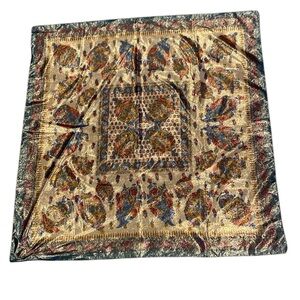 Oscar de la Renta studio  made in Italy metallic scarf